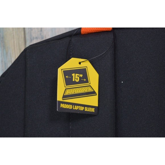 Fortnite Kids 18" Backpack - Black Orange New - Picture 10 of 11